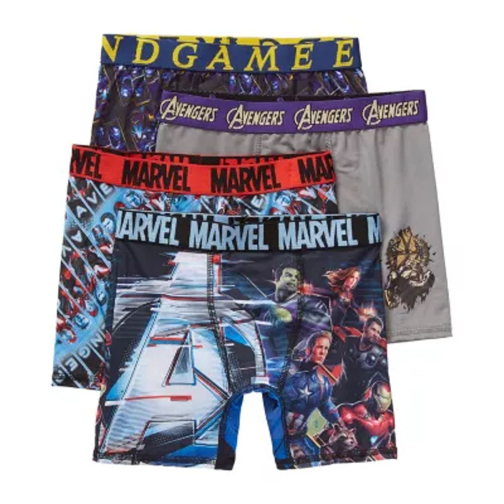 Minecraft Boy's 4-Pack Licensed Athletic Boxer Briefs Large 8