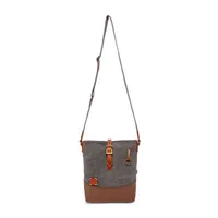 TSD Brand Redwood Crossbody Messenger Bag