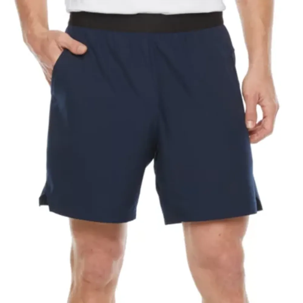 Xersion Core Twill 7 Inch Mens Moisture Wicking Workout Shorts