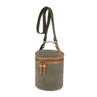 TSD Brand Pine Hill Bucket Messenger Bag