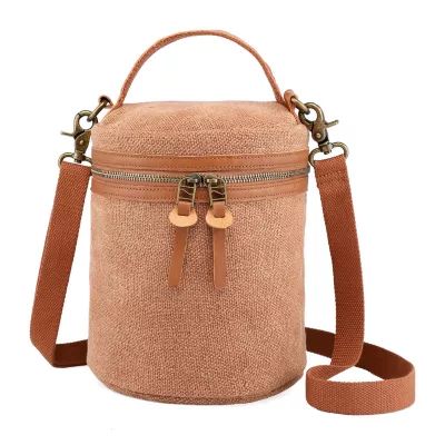 TSD Brand Pine Hill Bucket Messenger Bag