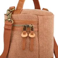 TSD Brand Pine Hill Bucket Messenger Bag