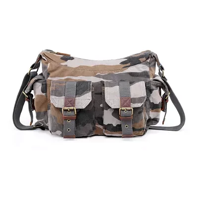 TSD Brand Camo Messenger Bag