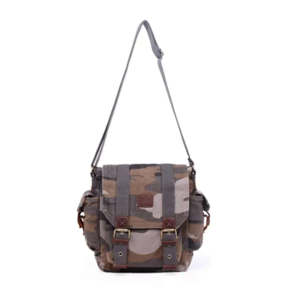 TSD Brand Camo Crossbody Messenger Bag