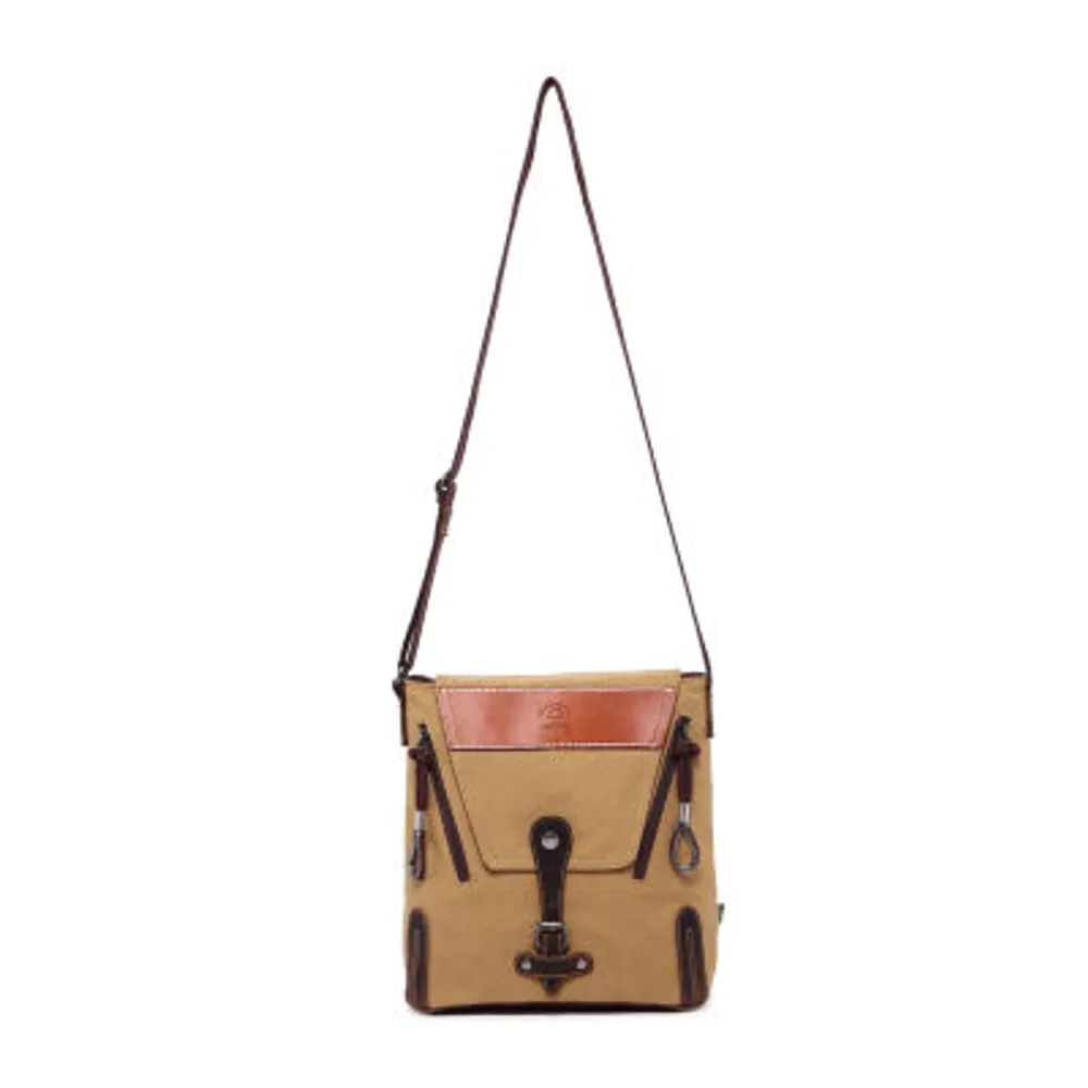TSD Brand Hidden Woods Traveler Crossbody Messenger Bag