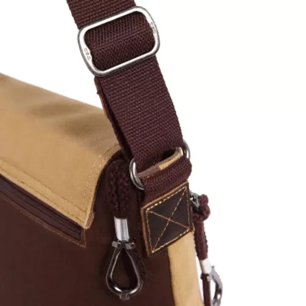 TSD Brand Hidden Woods Traveler Crossbody Messenger Bag