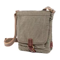 TSD Brand Atona Classic Flap Crossover Messenger Bag