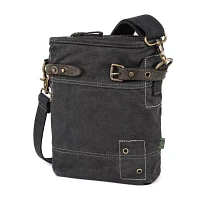 TSD Brand Coastal Zippered Crossbody Messenger Bag