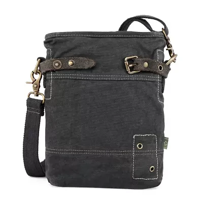 TSD Brand Coastal Zippered Crossbody Messenger Bag