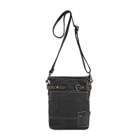 TSD Brand Coastal Zippered Crossbody Messenger Bag