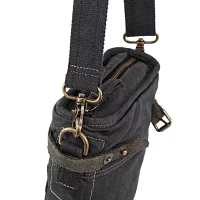 TSD Brand Coastal Zippered Crossbody Messenger Bag