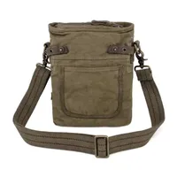 TSD Brand Coastal Zippered Crossbody Messenger Bag