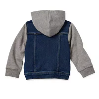 Okie Dokie Toddler & Little Boys Hooded Midweight Shirt Jacket