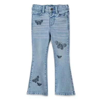 Okie Dokie Toddler & Little Girls Adjustable Waist Flare Leg Jean