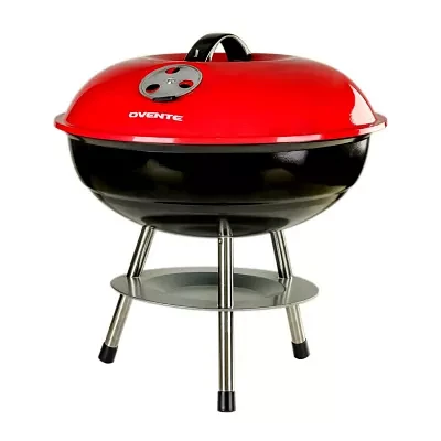 Ovente 14 In Bbq Charcoal Electric Grill