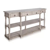 Wilshire 4-Drawer Console Table