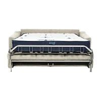 Stearns & Foster® Luca 83" Queen Sleeper Sofa with 8" Pocket Coil Mattress