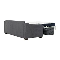 Stearns & Foster® Luca 83" Queen Sleeper Sofa with 8" Pocket Coil Mattress