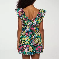 B. Smart Womens Sleeveless Floral Babydoll Dress Juniors