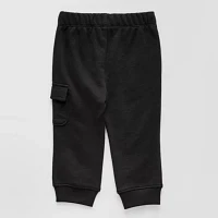 Okie Dokie Baby Boys Cuffed Knit Jogger Pant