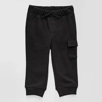 Okie Dokie Baby Boys Cuffed Knit Jogger Pant