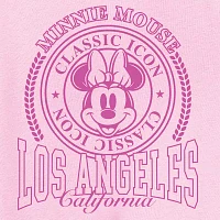 Little & Big Girls Round Neck Short Sleeve Minnie Mouse Graphic T-Shirt