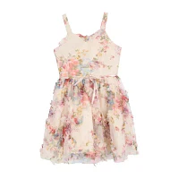 Rare Editions Big Girls Sleeveless Flower Girl Fit + Flare Dress