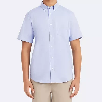 IZOD Mens Short Sleeve Button-Down Shirt