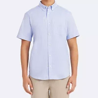 IZOD Mens Short Sleeve Button-Down Shirt