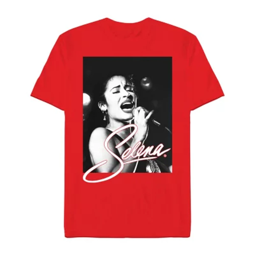 Mens Short Sleeve Selena Graphic T-Shirt