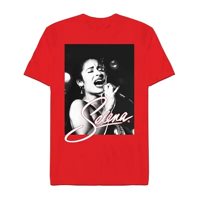 Mens Short Sleeve Selena Graphic T-Shirt