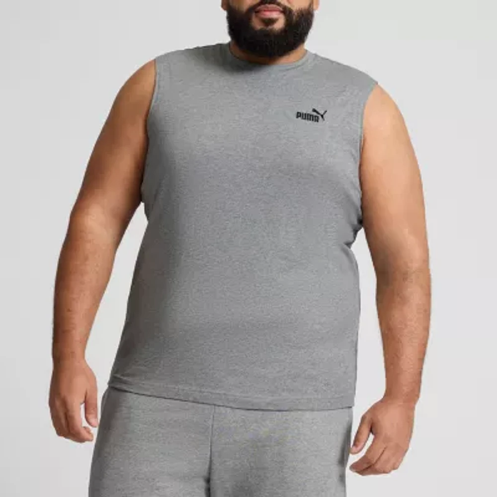 PUMA Mens Crew Neck Sleeveless Tank Top Big and Tall
