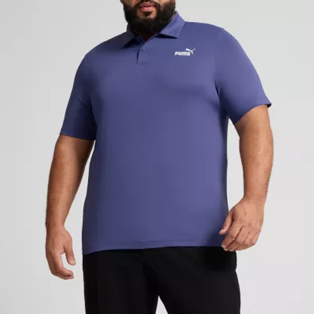 PUMA Big and Tall Mens Regular Fit Short Sleeve Polo Shirt