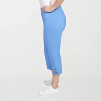 Hearts Of Palm Womens Mid Rise Plus Capri Pants