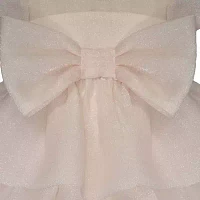 Bonnie Jean Baby Girls Short Sleeve Puffed Flower Girl Empire Waist Dress