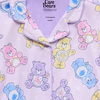 Girls Care Bears V-Neck Short Sleeve 2-pc. Pajama Sets