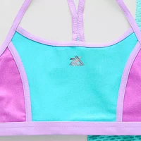 ZeroXposur Big Girls Ombre Metallic 3pc Bikini Set