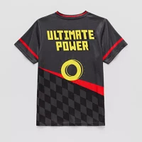 Shadow Little & Big Boys V Neck Short Sleeve Sonic the Hedgehog Jersey