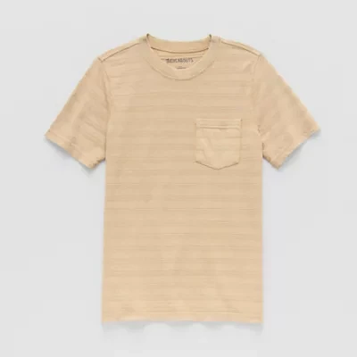 Thereabouts Little & Big Boys Adaptive Crew Neck Short Sleeve T-Shirt
