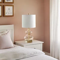 510 Design Ellipse Set of 2 Curved Glass Table Lamps