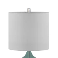 510 Design Ellipse Set of 2 Curved Glass Table Lamps