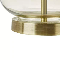 510 Design Ellipse Set of 2 Curved Glass Table Lamps