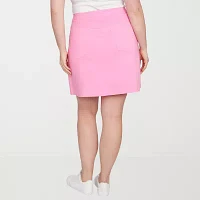 Hearts Of Palm Womens Mid Rise Skort-Plus