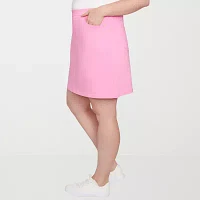 Hearts Of Palm Womens Mid Rise Skort-Plus