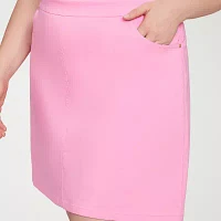 Hearts Of Palm Womens Mid Rise Skort-Plus