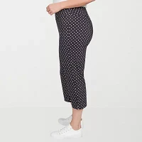Hearts Of Palm Womens Mid Rise Plus Capri Pants