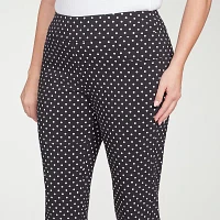 Hearts Of Palm Womens Mid Rise Plus Capri Pants