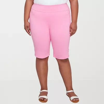 Hearts Of Palm Mid Rise Plus Skimmer Pants