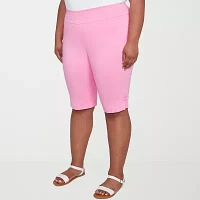 Hearts Of Palm Mid Rise Plus Skimmer Pants