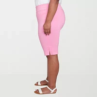 Hearts Of Palm Mid Rise Plus Skimmer Pants